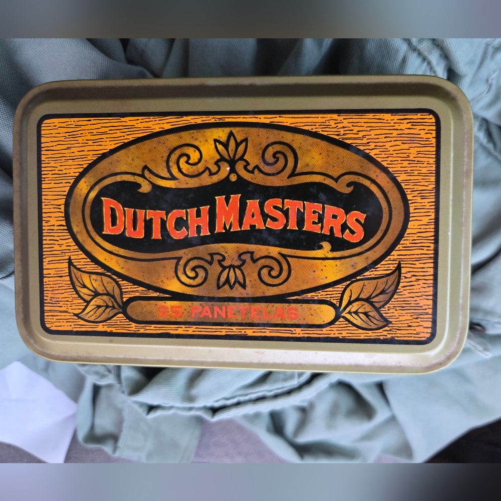 Dutch Masters Tin Box Vintage Mint Condition